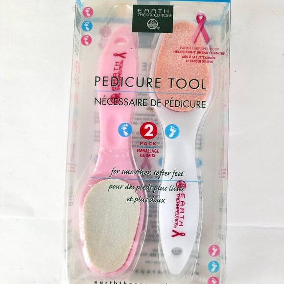 Earth Therapeutics Pedicure Tool Feet Two Pack NWT - Picture 1 of 2